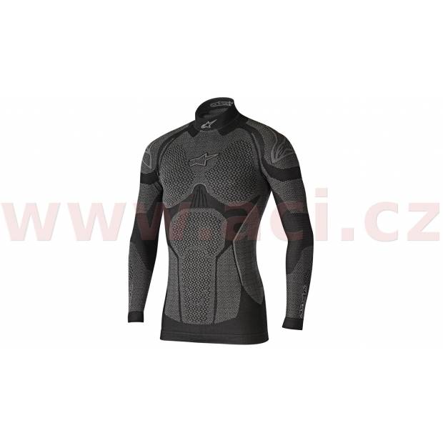 termotriko s dlouhým rukávem RIDE TECH WINTER, ALPINESTARS (šedé/černé) 2025 M163-20 ALPINESTARS