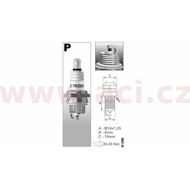 zapalovací svíčka P18Y řada Classic, BRISK - Česká Republika M231-085 BRISK