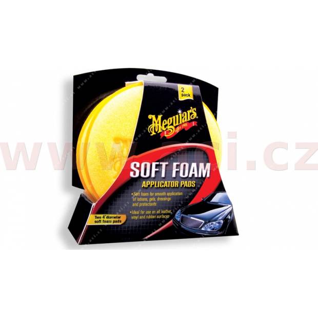 MEGUIARS Soft foam applicator pads - pěnové aplikátory (2 ks) ME X3070 MEGUIARS