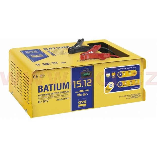 nabíječka GYS BATIUM 15.12 6/12 V, 225 Ah, 15 A GY 024519 GYS