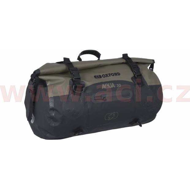 vodotěsný vak Aqua T-30 Roll Bag, OXFORD (khaki/černý, objem 30 l) M006-294 OXFORD