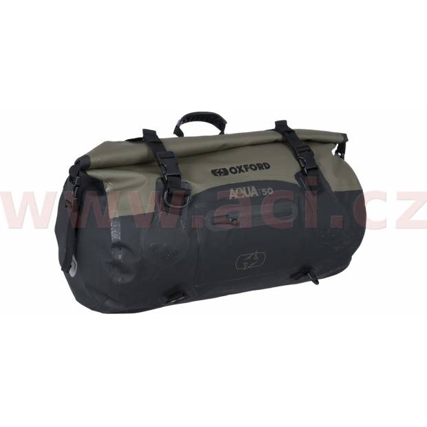 vodotěsný vak Aqua T-50 Roll Bag, OXFORD (khaki/černý, objem 50 l) M006-299 OXFORD