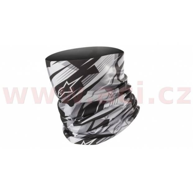 nákrčník BLURRED NECK TUBE, ALPINESTARS (černá/šedá) M167-126 ALPINESTARS