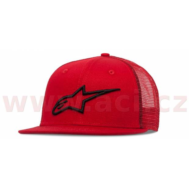 kšiltovka CORP TRUCKER, ALPINESTARS (červená/černá) M186-305 ALPINESTARS