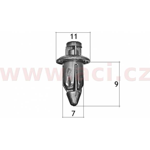 plastový nýtek (sada 10 ks) UP 71174Z Ostatní