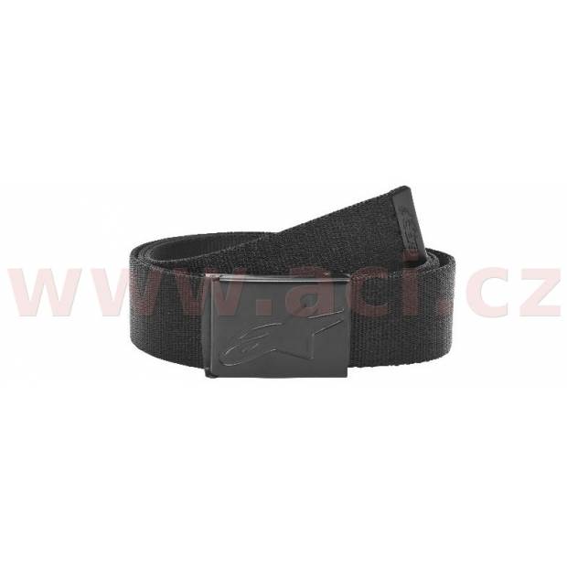 pásek AGELESS WEB BELT, ALPINESTARS (černý/ černá přezka, textil) M184-10 ALPINESTARS