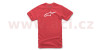 triko AGELESS CLASSIC TEE krátký rukáv, ALPINESTARS (červená/bílá, vel. L) M182-476-L ALPINESTARS