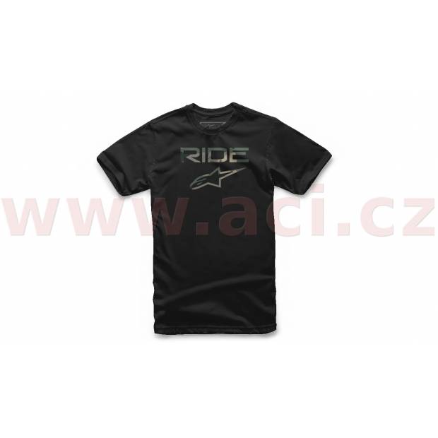 triko RIDE 2.0 CAMO TEE krátký rukáv, ALPINESTARS (černá, vel. XL) M182-486-XL ALPINESTARS