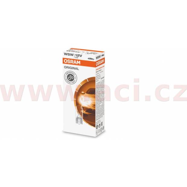 žárovka 12V 5W (patice W2,1x9,5d/ T10) OSRAM (sada 10 ks) OR 2825K OSRAM