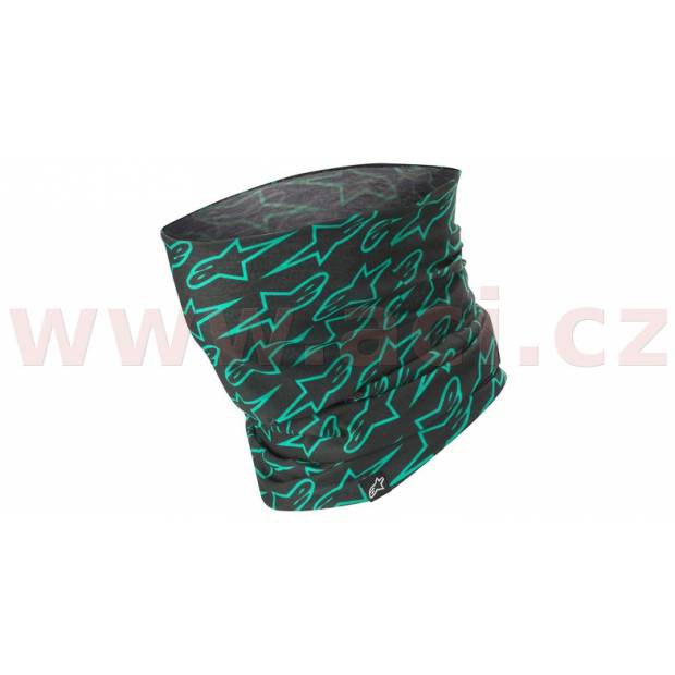 nákrčník ASTARS NECK TUBE, ALPINESTARS (černá/zelená) M167-167 ALPINESTARS