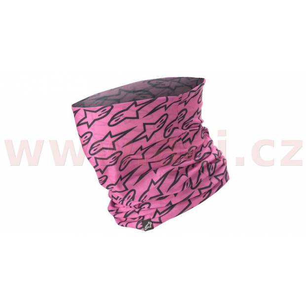 nákrčník ASTARS NECK TUBE, ALPINESTARS (růžová/černá) M167-168 ALPINESTARS