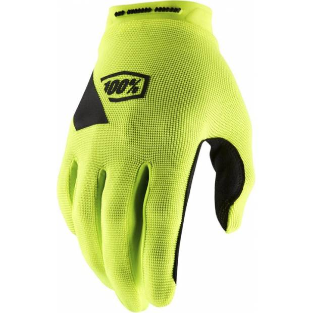 rukavice RIDECAMP, 100% (fluo žlutá) M172-411 100%