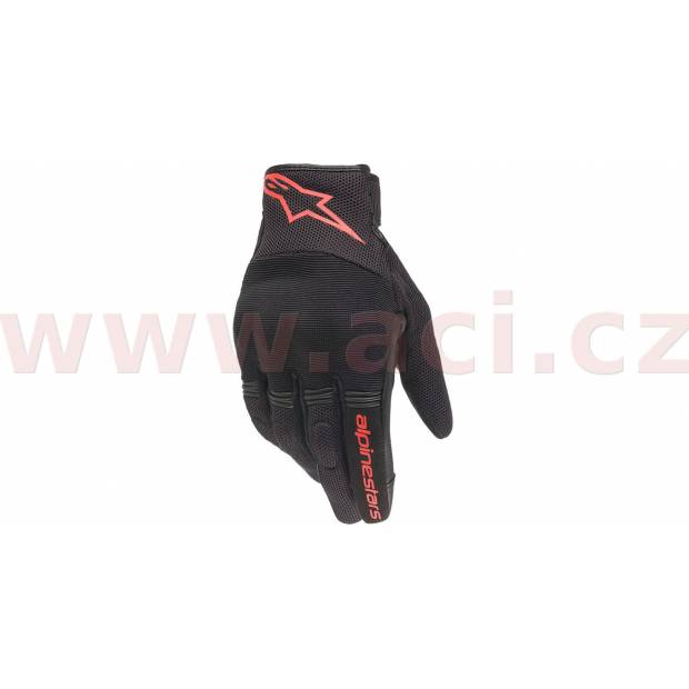 rukavice COPPER, ALPINESTARS (černá/červená fluo) 2025 M120-389 ALPINESTARS