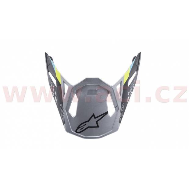 kšilt pro přilby SUPERTECH S-M8 CONTACT, ALPINESTARS (stříbrná matná) M142-1140 ALPINESTARS