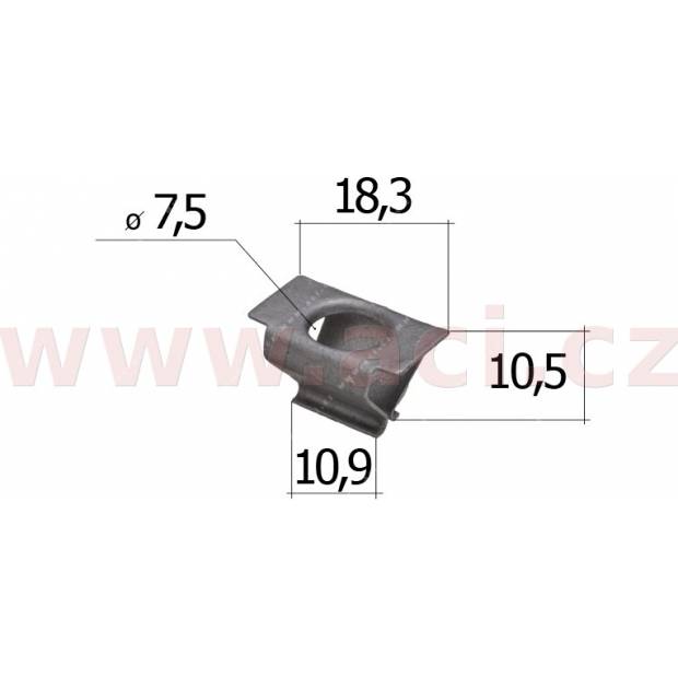 kovová příchytka (sada 10 ks) UP 15584Z Ostatní