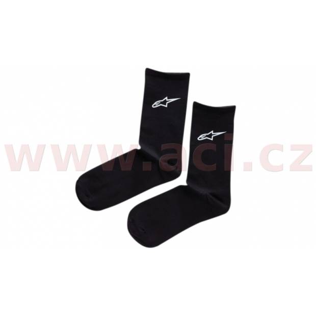 ponožky CREW, ALPINESTARS (černá) M168-157 ALPINESTARS