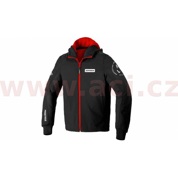 mikina HOODIE ARMOR EVO, SPIDI (černá/červená) M101-157 SPIDI