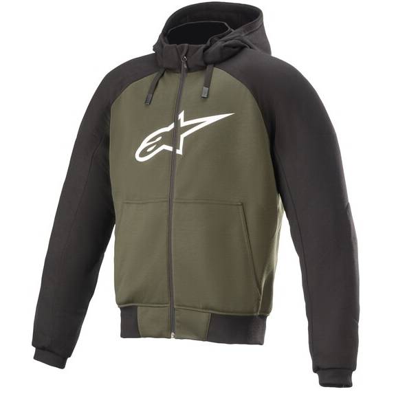 bunda CHROME SPORT HOODIE, ALPINESTARS (zelená, vel. S) M100-630-S ALPINESTARS