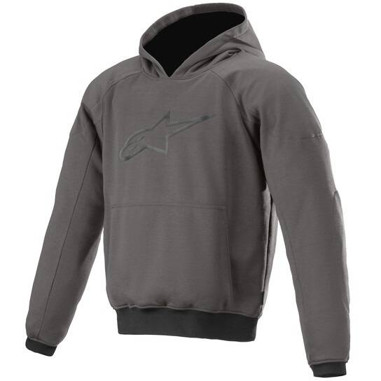 bunda AGELESS HOODIE, ALPINESTARS (žíhaná šedá) 2025 M100-641 ALPINESTARS