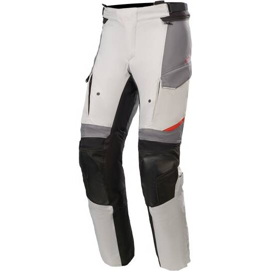 kalhoty ANDES DRYSTAR, ALPINESTARS (světle šedá/tmavě šedá/černá/červená) 2025 M110-280 ALPINESTARS