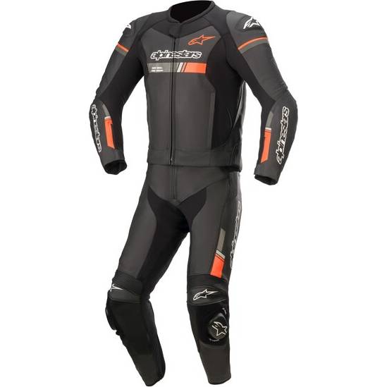 dvoudílná kombinéza GP FORCE CHASER, TECH-AIR 5 kompatibilní, ALPINESTARS (černá/červená fluo) 2025 M105-54 ALPINESTARS