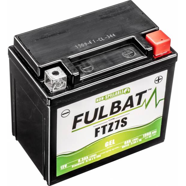 baterie 12V, YTZ7S GEL, 6Ah, 130A, bezúdržbová GEL technologie 113x70x105 FULBAT (aktivovaná ve výrobě) M310-228 FULBAT