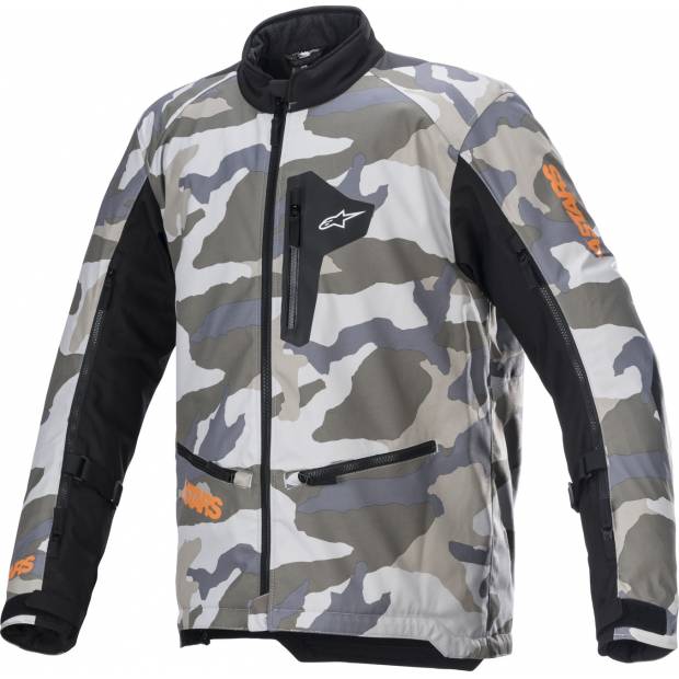 bunda VENTURE XT, TECH-AIR 5 kompatibilní, ALPINESTARS (maskáčová/oranžová fluo) 2025 M100-655 ALPINESTARS