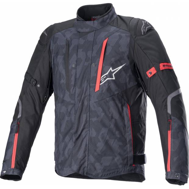 bunda RX-5 DRYSTAR, ALPINESTARS (černá/maskáčová/červená) M100-690 ALPINESTARS