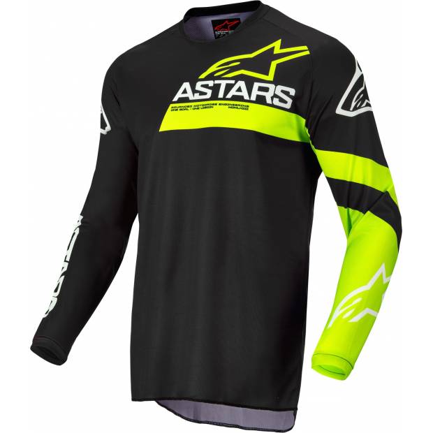 dres FLUID CHASER 2022, ALPINESTARS (černá/žlutá fluo) M170-0095 ALPINESTARS