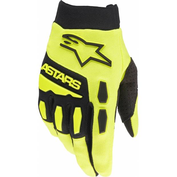 rukavice FULL BORE, ALPINESTARS (žlutá fluo/černá) 2025 M172-467 ALPINESTARS