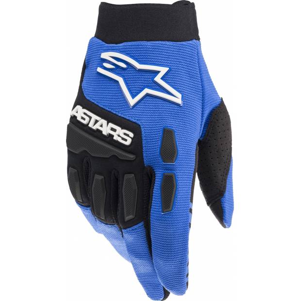 rukavice FULL BORE, ALPINESTARS (modrá/černá) 2025 M172-468 ALPINESTARS