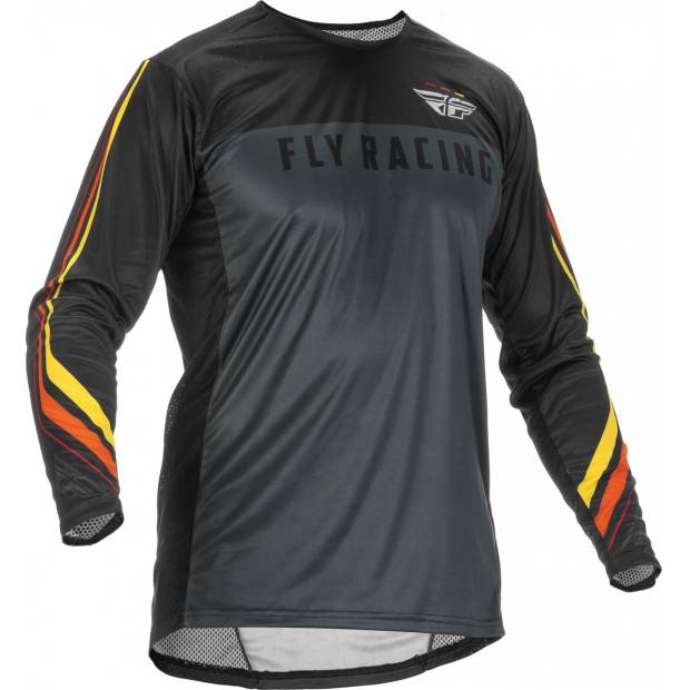 dres LITE, FLY RACING - USA (metal/červená/žlutá , vel. M) M170-0116-M 