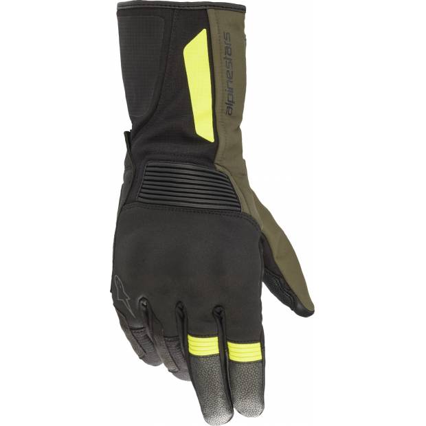 rukavice DENALI AEROGEL DRYSTAR, ALPINESTARS (černá/zelená/žlutá fluo, vel. S) M120-564-S ALPINESTARS