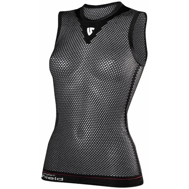 termotriko bez rukávů HERO NO SLEEVE MESH WOMEN, UNDERSHIELD, dámské (černá, vel. S/M) M163-67-SM UNDER SHIELD