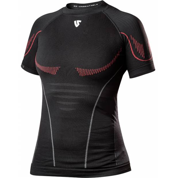 termotriko s krátkým rukávem HERO SHORT SLEEVE WOMEN, UNDERSHIELD, dámské (černá) M163-68 UNDER SHIELD