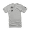 triko POSITION TEE, ALPINESTARS (stříbrná, vel. S) M182-860-S ALPINESTARS