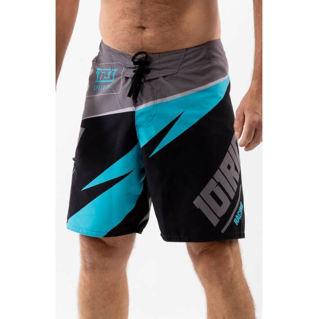 koupací šortky BOARDSHORTS, 101 RIDERS (černá/modrá) M187-128 101 RIDERS