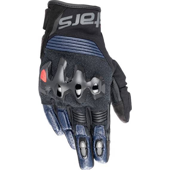 rukavice HALO, ALPINESTARS (černá/modrá, vel. L) M120-653-L ALPINESTARS