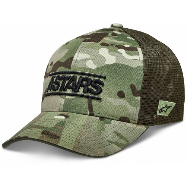 kšiltovka PROXIMITY MESH BACK MULTICAM HAT 2022, ALPINESTARS (zelená) M186-621 ALPINESTARS