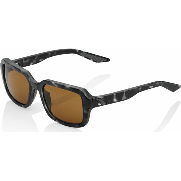 sluneční brýle RIDELEY Matte Black Havana, 100% (bronzové sklo) M000-1347 100%