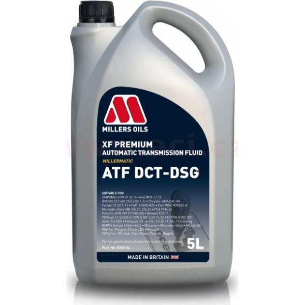 MILLERS OILS XF PREMIUM ATF DCT-DSG 5l MI 83805 MILLERS OILS