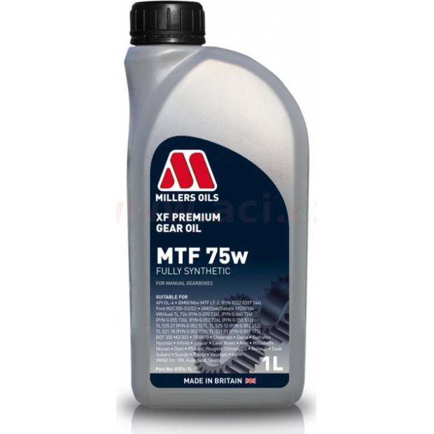 MILLERS OILS XF PREMIUM MTF 75w  1 l MI 83741 MILLERS OILS