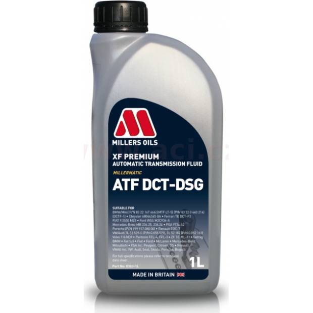 MILLERS OILS XF PREMIUM ATF DCT-DSG 1l MI 83801 MILLERS OILS