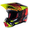 přilba S-M5 SOLAR FLARE, ALPINESTARS (žlutá fluo/červená fluo/černá, vel. L) M140-2048-L ALPINESTARS