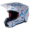 přilba S-M5 ACTION, ALPINESTARS (bílá/modrá/tmavě červená/černá, vel. XL) M140-2052-XL ALPINESTARS