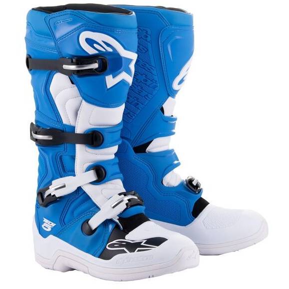 boty TECH 5, ALPINESTARS (modrá/bílá/černá, vel. 47) M130-497-47 ALPINESTARS