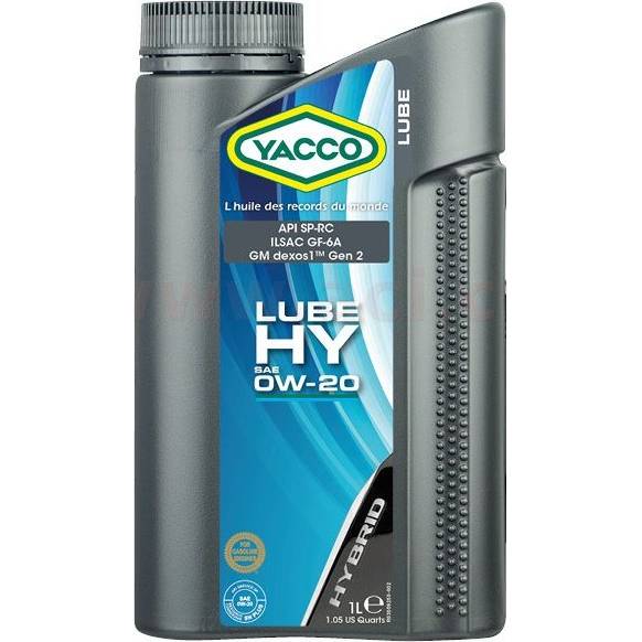 Motorový olej YACCO LUBE HY 0W20 1L MY 30591 YACCO