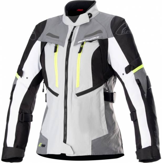 bunda STELLA BOGOTA PRO DRYSTAR, ALPINESTARS, dámská (šedá/tmavě šedá/černá/žlutá fluo, vel. S) M101-240-S ALPINESTARS