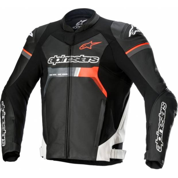 bunda GP FORCE, ALPINESTARS (černá/bílá/červená fluo) 2025 M100-903 ALPINESTARS