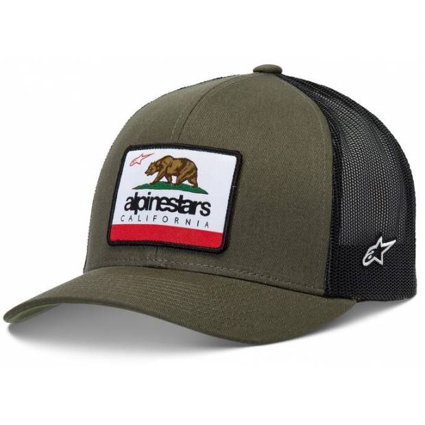 kšiltovka CALI 2.0 HAT, ALPINESTARS (zelená) M186-679 ALPINESTARS